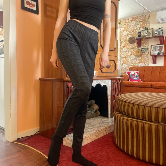 Calvin Klien plaid skinny high waisted business pants! - Picture 8 of 16